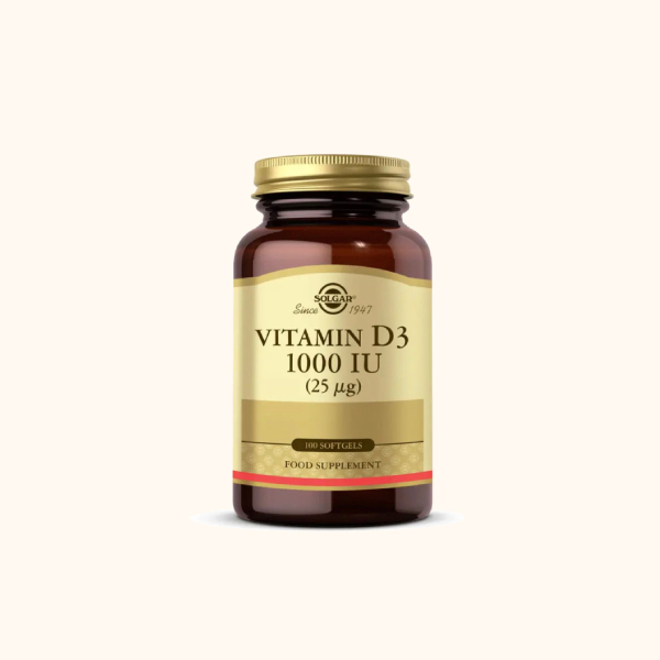 Solgar Vitamin D3 1000iu 100 Soft Jel