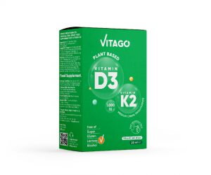 Vitago ProVitamin D3 (1000 IU) + Vitamin K2 İçeren 20 ml Bitkisel Bazlı Oral Sprey