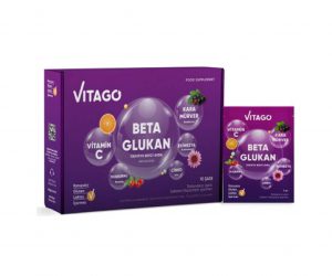 Vitago Vitamin C, Beta Glukan, Karamürver İçeren Effervesan Toz Takviye Edici Gıda 10'lu